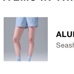 Alo Alumni Short Seashell Blue Size M